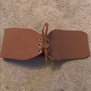 Torrid stretch faux leather corset style belt